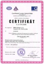 Certifikát 9001